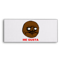 Black Me Gusta Rage Face Meme Envelope