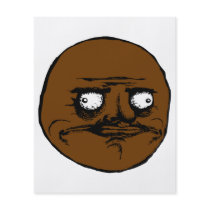 Black Me Gusta Rage Face Meme Flyers
