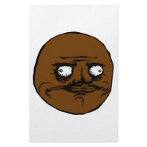 Black Me Gusta Rage Face Meme Customized Stationery