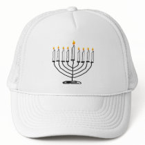 Black Menorah hats by shopaholicchick Black Menorah hats