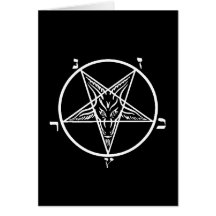 Black metal blank greeting card