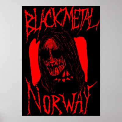 Black Metal Bloody Posters by LTKPosters