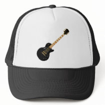 Black Metal Electric Guitar Mesh Hats
