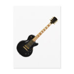 Black Metal Electric Guitar Post Cards