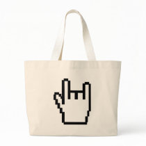 black metal-head icon bags