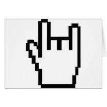 black metal-head icon cards