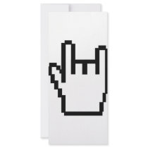black metal-head icon rack cards