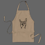 Black Metal Horn Apron aprons