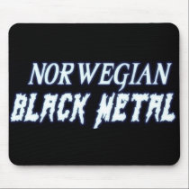 Black Metal Mousepad mousepads