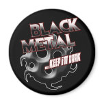 Black Metal music tshirt hat hoodie sticker poster Magnets