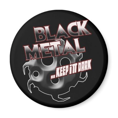 Black Metal music tshirt hat hoodie sticker poster Magnets by dustyvinyldesign
