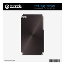 Black Metal Skins For iPod Touch 4G