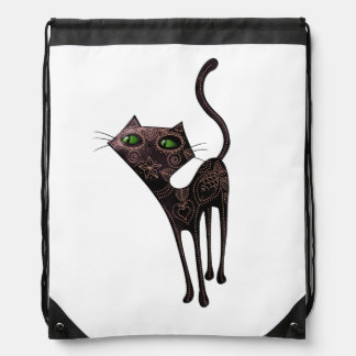 cat backpack drawstring mexican dead backpacks