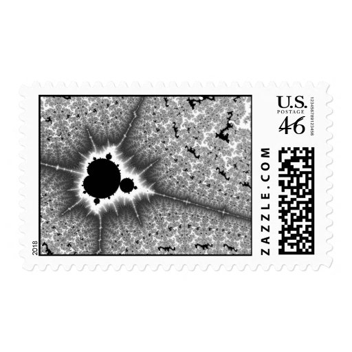 Black Mini Brot Postage Stamp
