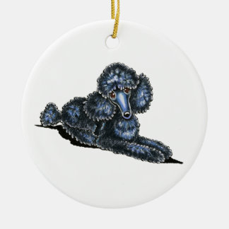 mini poodle ornament