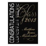 Black Mirror Formal Graduation Party Invitation