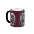 ringer_mug - Awesome mug made from my original acrylic painting named "Black Misery" ! Remember that you can also change this mug style into different color and model such as beer stein, travel mug, coffee cups, etc!: Sizes  Available colors: black