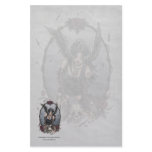 Black Misery Angel Stationery