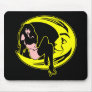 Black Moon Girl Mouse Mats