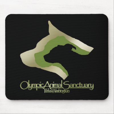 Black Mouse Mat by Olympic_Animal