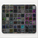 Black Mouspad with Colorful Accent mousepads