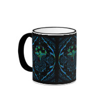 Black  Mushroom mugs