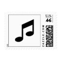 BLACK MUSICAL MUSIC CUSTOM POSTAGE STAMPS by jumpsoverthemoon BLACK MUSICAL MUSIC CUSTOM POSTAGE STAMPS