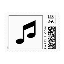 BLACK MUSICAL MUSIC CUSTOM POSTAGE STAMPS by jumpsoverthemoon BLACK MUSICAL MUSIC CUSTOM POSTAGE STAMPS
