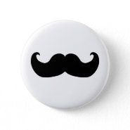 Black Mustache button