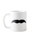 black mustache mugs by Tomaniac black mustache mugs
