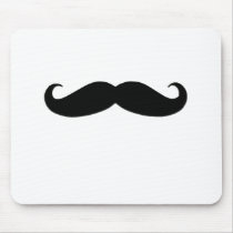 Black Mustache or Black Moustache for Fun Gifts Mouse Pad