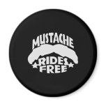 Black Mustache Rides Free magnets