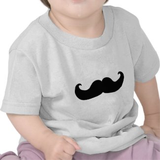 Black Mustache T Shirt