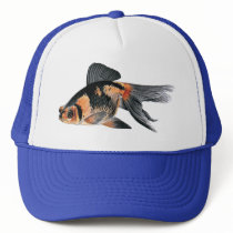 Black n Orange Goldfish hats