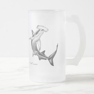Black n White Shark Coffee Mug