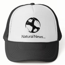 Black Natural News Trucker Hat