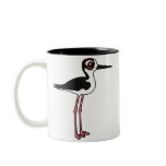 Black-necked Stilt Two-Tone Mug