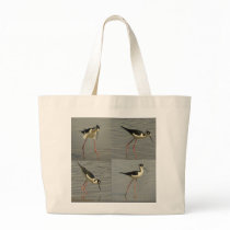 Black-necked Stilts Bag by naturalphotos Black-necked Stilts Bag