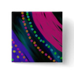 Black Neon Lights art 3t Pins