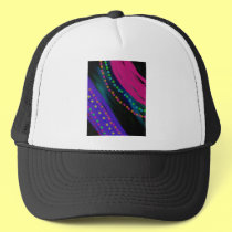 Black Neon Lights art 3t hats