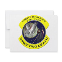 BLACK NIGHTSTALKER PERSONALIZED INVITATION
