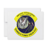 BLACK NIGHTSTALKER PERSONALIZED INVITATION