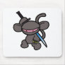 Black Ninja Claw-No Words Mouse Mats