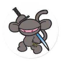 Black Ninja Claw-No Words stickers by OmanLegend Black Ninja Claw-No Words stickers