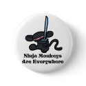 Black Ninja Kick buttons by OmanLegend Black Ninja Kick buttons