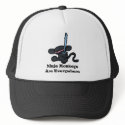 Black Ninja Kick hats