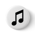 black note icon buttons