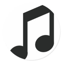 black note icon stickers