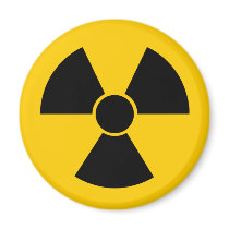 Black Nuke magnets by Volcanokitten Black Nuke magnets