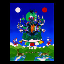 Black Ögyen Chenrezigs [postcard] postcards